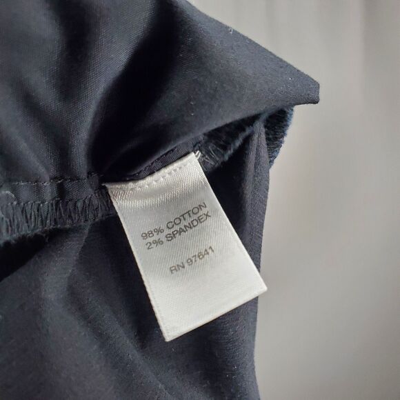 J Jill Pants Women 26W Black Crushed Corduroy Pull-on Straight - Picture 10 of 11